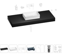 Раковина 42 см со столешницей 120 см Wellsee Pure BY Wellsee в наборе 9 в 1 201010980