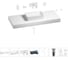 Раковина 42 см со столешницей 120 см Wellsee Pure BY Wellsee в наборе 9 в 1 201010960 1