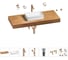 Раковина 42 см со столешницей 120 см Wellsee Pure BY Wellsee в наборе 10 в 1 201010924 1