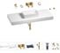 Раковина 42 см со столешницей 120 см Wellsee Pure BY Wellsee в наборе 9 в 1 201010958 1