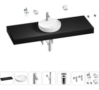 Раковина 42 см со столешницей 140 см Wellsee Chalice Perfection в наборе 10 в 1 201010701