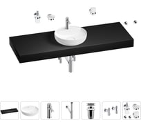 Раковина 42 см со столешницей 140 см Wellsee Chalice Perfection в наборе 10 в 1 201010706