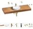 Раковина Wellsee 42 см со столешницей 140 смChalice Perfectionв наборе 10 в 1 201010673 1