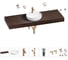 Раковина Wellsee 42 см со столешницей 140 смChalice Perfectionв наборе 10 в 1 201010684 1