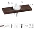 Раковина Wellsee 42 см со столешницей 140 смChalice Perfectionв наборе 10 в 1 201010686 1