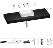 Раковина 42 см со столешницей 140 см Wellsee Pure BY Wellsee в наборе 9 в 1 201011066