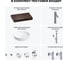 Раковина Wellsee 42 см со столешницей 80 смChalice Perfectionв наборе 10 в 1 201010056 8