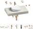 Раковина Wellsee 42 см со столешницей 80 смChalice Perfectionв наборе 10 в 1 201009999 1