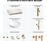 Раковина Wellsee 42 см со столешницей 80 смChalice Perfectionв наборе 10 в 1 201009998 8