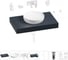 Раковина 42 см со столешницей 80 см Wellsee Chalice Perfection в наборе 9 в 1 201010025 1