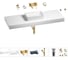 Раковина 42 см со столешницей 140 см Wellsee Pure BY Wellsee в наборе 9 в 1 201011053 1