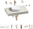 Раковина Wellsee 42 см со столешницей 80 смChalice Perfectionв наборе 10 в 1 201009994 1