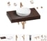 Раковина Wellsee 42 см со столешницей 80 смChalice Perfectionв наборе 10 в 1 201010059 1