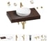 Раковина Wellsee 42 см со столешницей 80 смChalice Perfectionв наборе 10 в 1 201010058 1