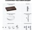 Раковина Wellsee 42 см со столешницей 80 смChalice Perfectionв наборе 10 в 1 201010506 8