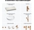 Раковина Wellsee 42 см со столешницей 80 смChalice Perfectionв наборе 10 в 1 201010474 8