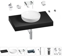 Раковина Wellsee 42 см со столешницей 80 смChalice Perfectionв наборе 9 в 1 201010106