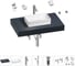 Раковина 42 см со столешницей 80 см Wellsee Pure BY Wellsee в наборе 10 в 1 201010726 1