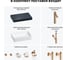 Раковина 42 см со столешницей 80 см Wellsee Pure BY Wellsee в наборе 10 в 1 201010729 8