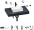 Раковина 42 см со столешницей 80 см Wellsee Pure BY Wellsee в наборе 10 в 1 201010727 1