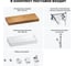 Раковина 75 см со столешницей 120 см Wellsee Pure BY Wellsee в наборе 9 в 1 201011726 8