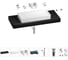 Раковина 75 см со столешницей 120 см Wellsee Pure BY Wellsee в наборе 9 в 1 201011781 1