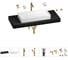Раковина 75 см со столешницей 120 см Wellsee Pure BY Wellsee в наборе 10 в 1 201011773 1