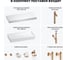 Раковина 75 см со столешницей 120 см Wellsee Pure BY Wellsee в наборе 10 в 1 201011754 8