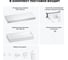 Раковина 75 см со столешницей 120 см Wellsee Pure BY Wellsee в наборе 9 в 1 201011765 8