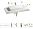 Раковина 75 см со столешницей 120 см Wellsee Pure BY Wellsee в наборе 10 в 1 201011758 5