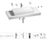 Раковина 75 см со столешницей 120 см Wellsee Pure BY Wellsee в наборе 10 в 1 201011756 1