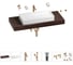 Раковина Wellsee 75 см со столешницей 120 смPure BY201011739 в наборе 10 в 1 201011739 1