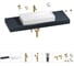 Раковина 75 см со столешницей 140 см Wellsee Pure BY Wellsee в наборе 10 в 1 201011818 1