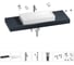 Раковина 75 см со столешницей 140 см Wellsee Pure BY Wellsee в наборе 10 в 1 201011816 1
