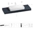 Раковина 75 см со столешницей 140 см Wellsee Pure BY Wellsee в наборе 10 в 1 201011820 1