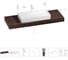 Раковина Wellsee 75 см со столешницей 140 смPure BY201011860 в наборе 10 в 1 201011860 1