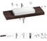 Раковина Wellsee 75 см со столешницей 140 смPure BY201011856 в наборе 10 в 1 201011856 1