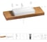 Раковина Wellsee 75 см со столешницей 140 смPure BY201011840 в наборе 10 в 1 201011840 1