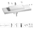 Раковина 75 см со столешницей 140 см Wellsee Pure BY Wellsee в наборе 10 в 1 201011876 1