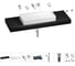 Раковина 75 см со столешницей 140 см Wellsee Pure BY Wellsee в наборе 9 в 1 201011906 1