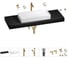Раковина 75 см со столешницей 140 см Wellsee Pure BY Wellsee в наборе 10 в 1 201011893 1