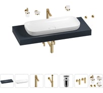 Раковина Wellsee 90 см со столешницей 120 смCroquisв наборе 10 в 1 201008398