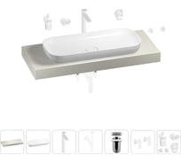 Раковина Wellsee 90 см со столешницей 120 смCroquisв наборе 10 в 1 201008375