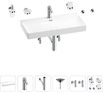 Раковина для ванной Wellsee Bromance в наборе 9 в 1 201007626