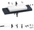 Раковина 90 см со столешницей 140 см Wellsee Bromance в наборе 10 в 1 201013722 1