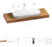 Раковина Wellsee 90 см со столешницей 140 смCroquisв наборе 10 в 1 201008535