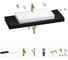 Раковина 90 см со столешницей 140 см Wellsee Bromance в наборе 10 в 1 201013763 1