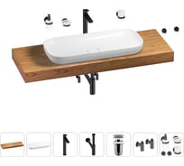 Раковина Wellsee 90 см со столешницей 140 смCroquisв наборе 10 в 1 201008532