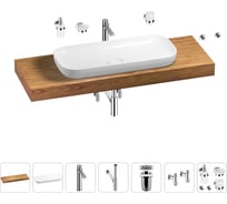 Раковина Wellsee 90 см со столешницей 140 смCroquisв наборе 10 в 1 201008536