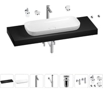 Раковина 90 см со столешницей 140 см Wellsee Croquis в наборе 10 в 1 201008591